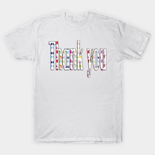 Thank You - Words T-Shirt